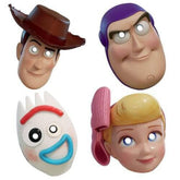 Multicolor Disney Toy Story 4 Assorted Paper Masks - 8.6" x 9.7" (8 Count) - Perfect For Birthdays & Celebrations